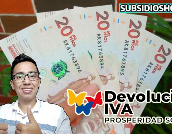 lider socila Wintor ABC, de fondo 4 billestes de denominacion a $20 mil pesos, el logo de subisdiohoy.com arriba a la derecha y abajo esta el logo de la devolucion del iva