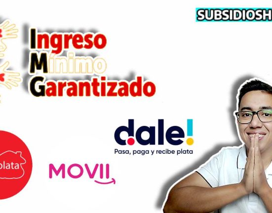 logo de las 3 bileteras digitales, logo del ingreso minimo garantizado, imagen del lider soicla wintor ABC, por ultimo logo de subsidioshoy.com