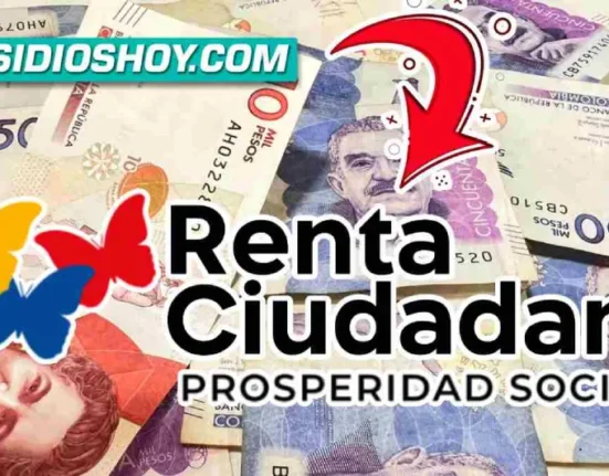 contiene logo de la RC, dinero colombiano y subsidios hoy