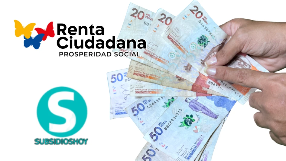 Atención Beneficiarios Aclaración de gustavo bolívar sobre la demora de los pagos de Colombia sin hambre 1 contiene dinero colombiano, logo de la RC y logo de subsidios hoy