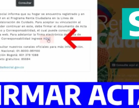 Acta de Compromiso de Renta Ciudadana