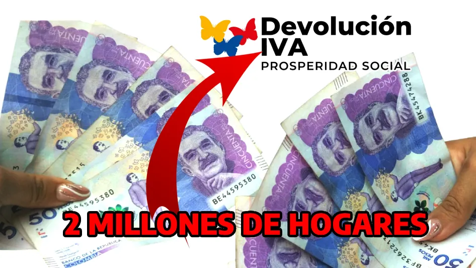 ¿Será que se beneficia a 2 millones de hogares de la Devolución del IVA ? 1 beneficia a 2 millones de hogares